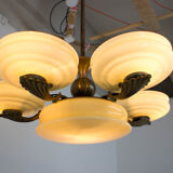 Art deco chandelier, 1930s