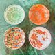 Set of 4 old Yang Cheng cups