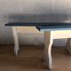 Duo de bancs en bois vintage