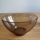 arcopal bowls in vintage grey smoked glass