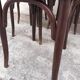 Série de 6 chaises de bistrot années 30