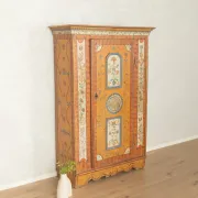 18th century farmer's cabinet with hand painting