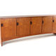 Jacob Hermann for Randers Møbelfabrik sideboard model 2064  248 cm Restored
