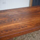 Art-Deco style wooden dining table