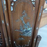 Wood and mother-of-pearl fireplace screen Indochina