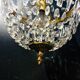 Grapevine balloon chandelier " hollywood regency " 50