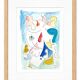 Original abstract painting – poetic composition – 24 x 34 cm