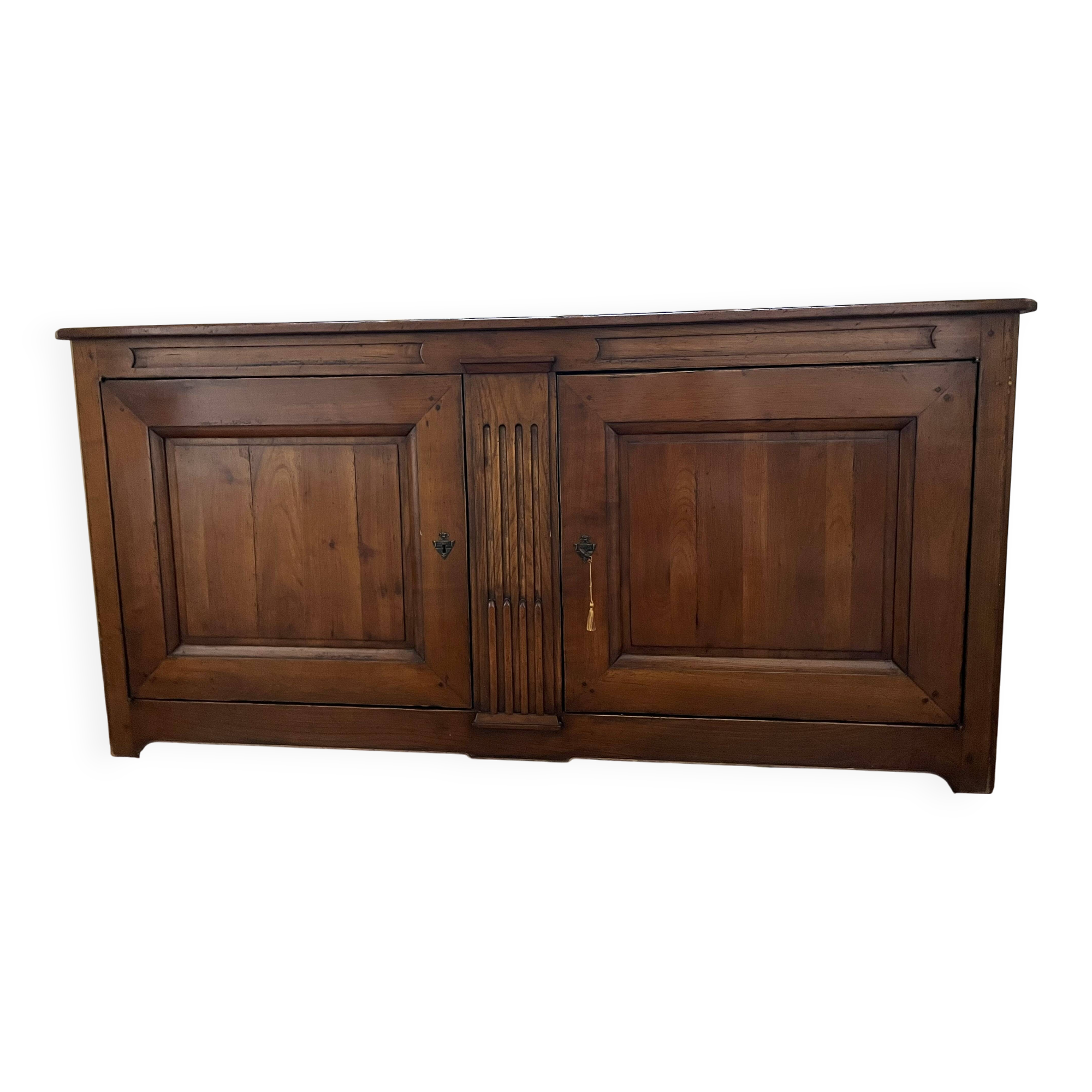 Buffet Roche Bobois noir année 1980