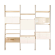 Bibliothèque modulable "CSS" de George Nelson & Herman Miller pour Mobilier Internationa