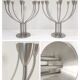 Pair of metal candlesticks model Stockholm design Hagberg Ikea vintage