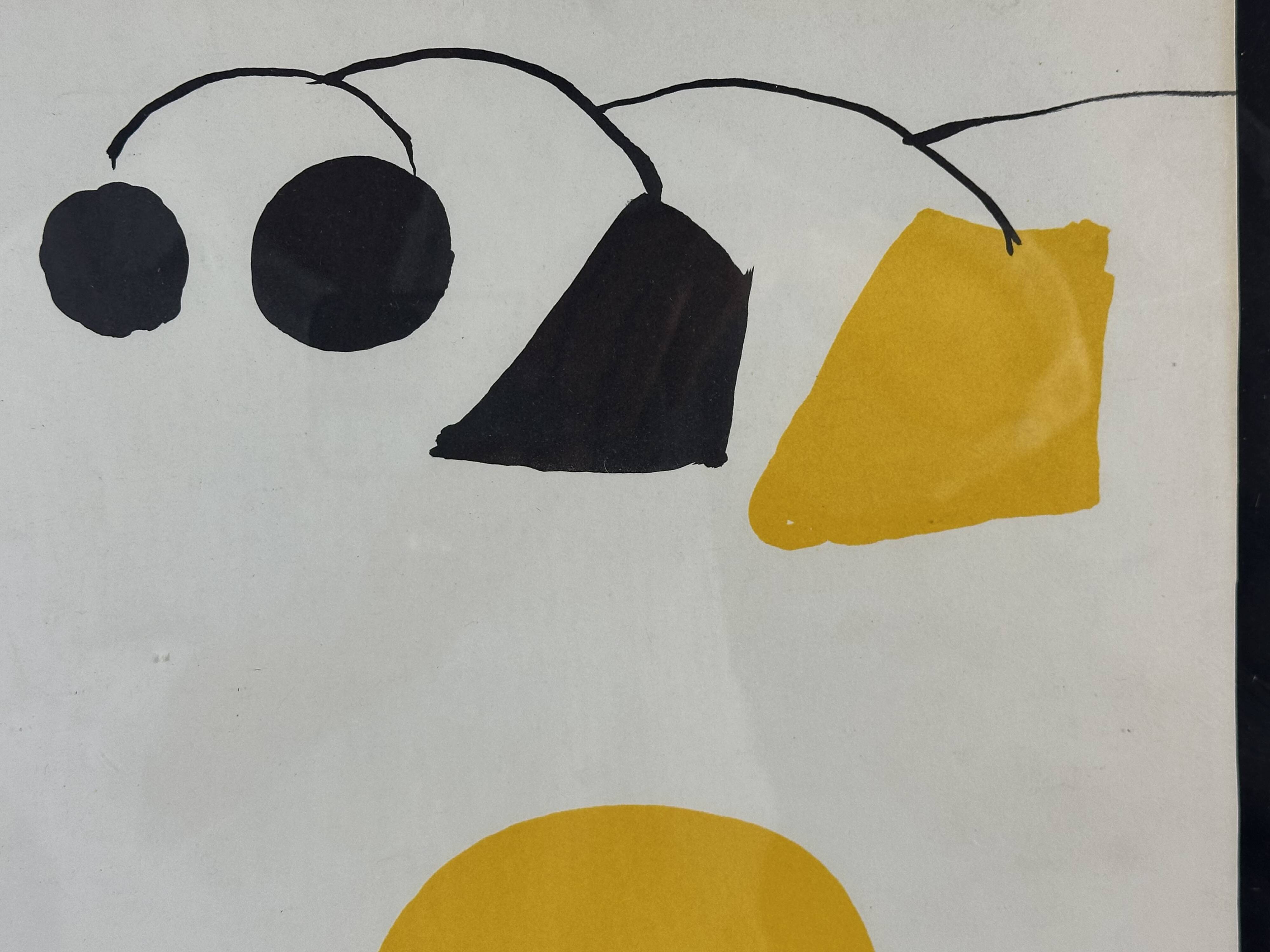 Two Lithographs Alexander CALDER - DLM Behind the Mirror - Maeght