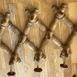 Porte manteau accordéon en bois