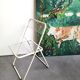 Folding metal chair design niels gammelgaard *vintage