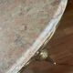 Table basse marbre onyx et laiton vintage