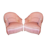 Pair of old toad chairs