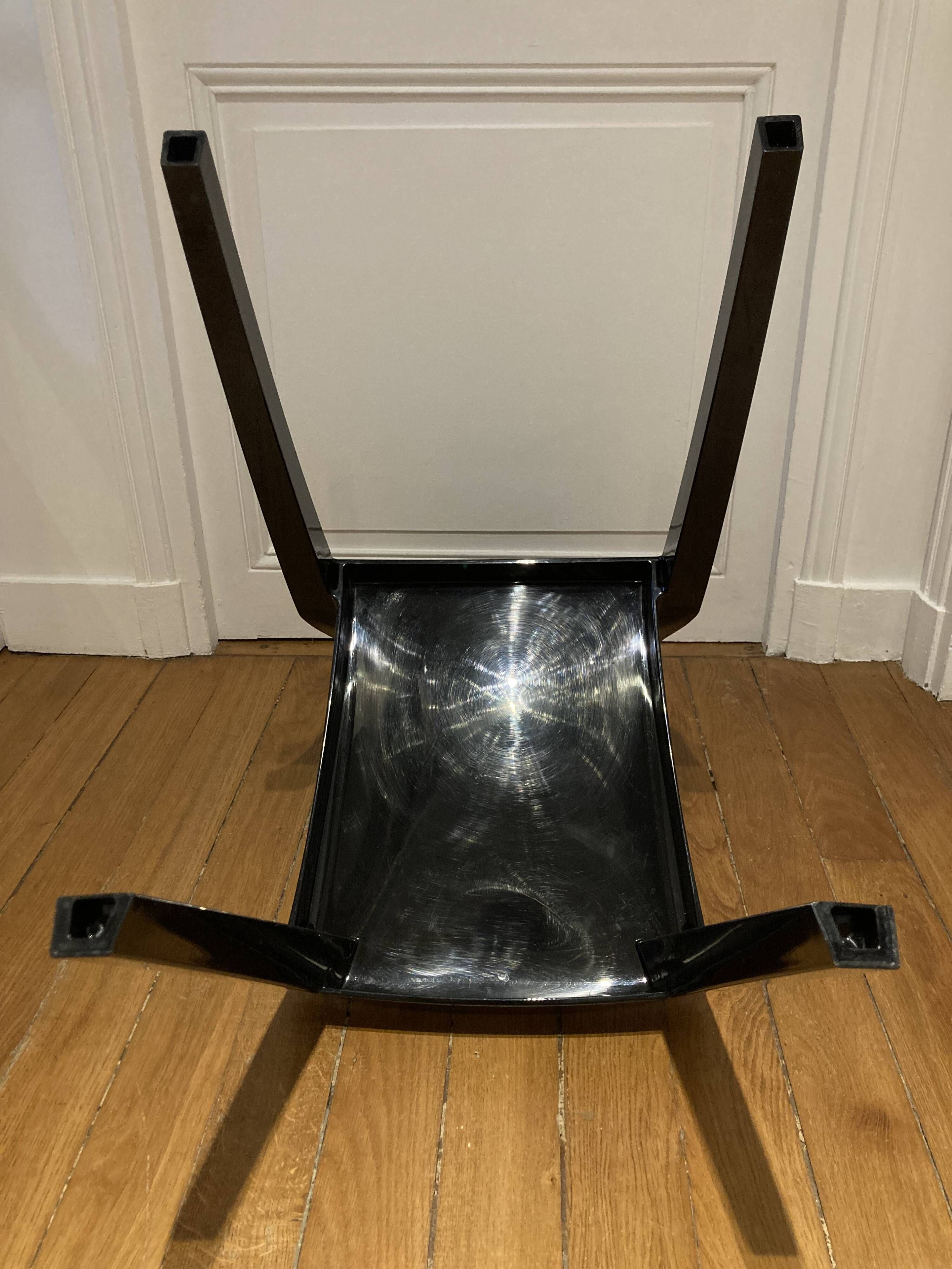 Victoria Ghost Chair by Philippe Starck for Kartell – Glossy Black