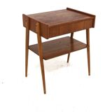 Scandinavian teak bedside table, AB Carlströms, Sweden, 1960