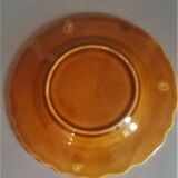 Plate slip plums Sarreguemines early twentieth century