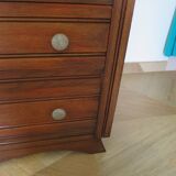 Art Deco chest of drawers - 1950s - mustache-style legs - vintage