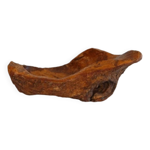 Vide poche monoxyle en - bois