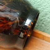 Murano blown glass spotted vase