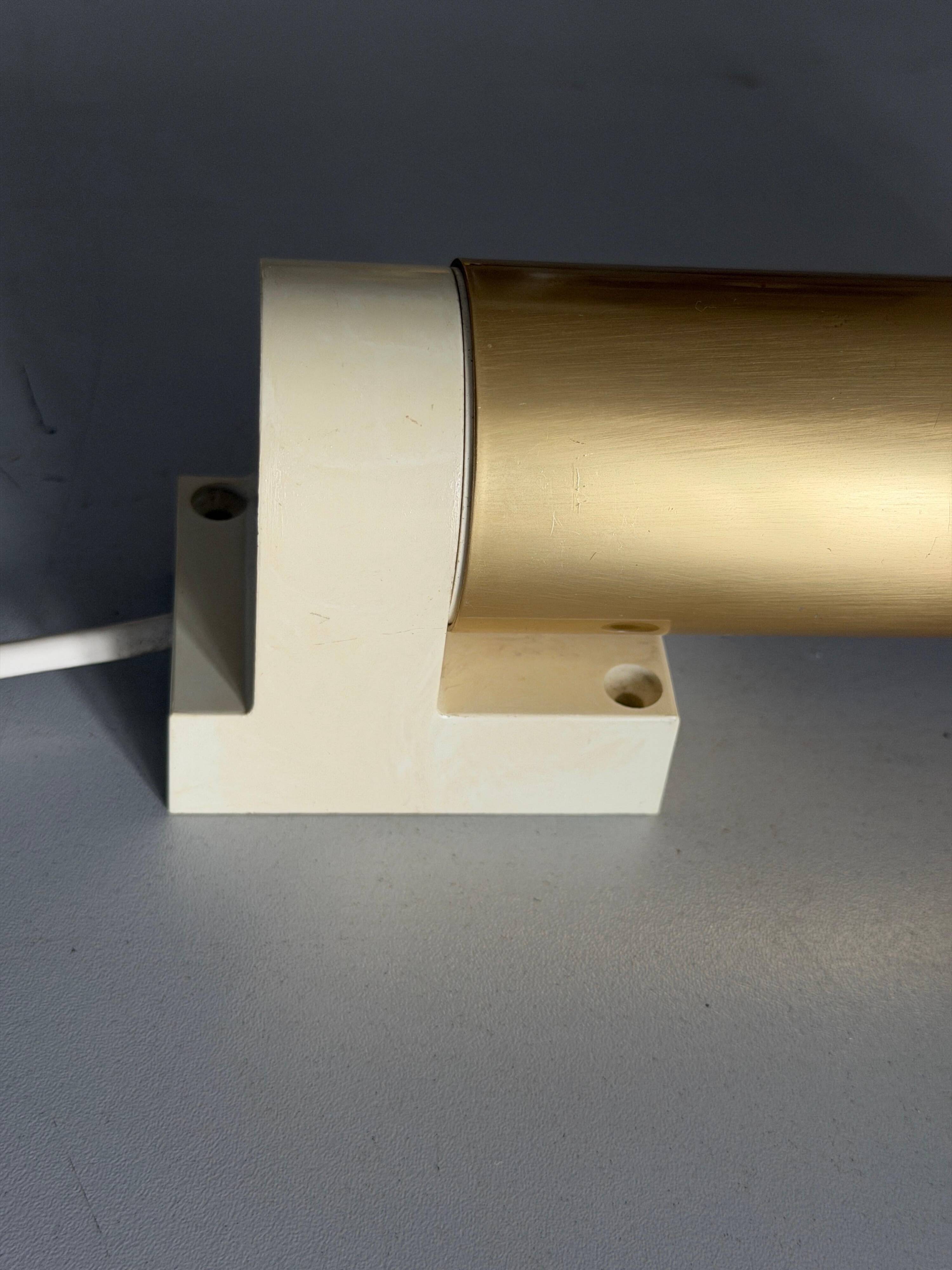 Simple wall light in plexiglass and metal by ERCO, 1970s, Germany.