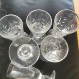 6 verres ancien bistrot absinthe