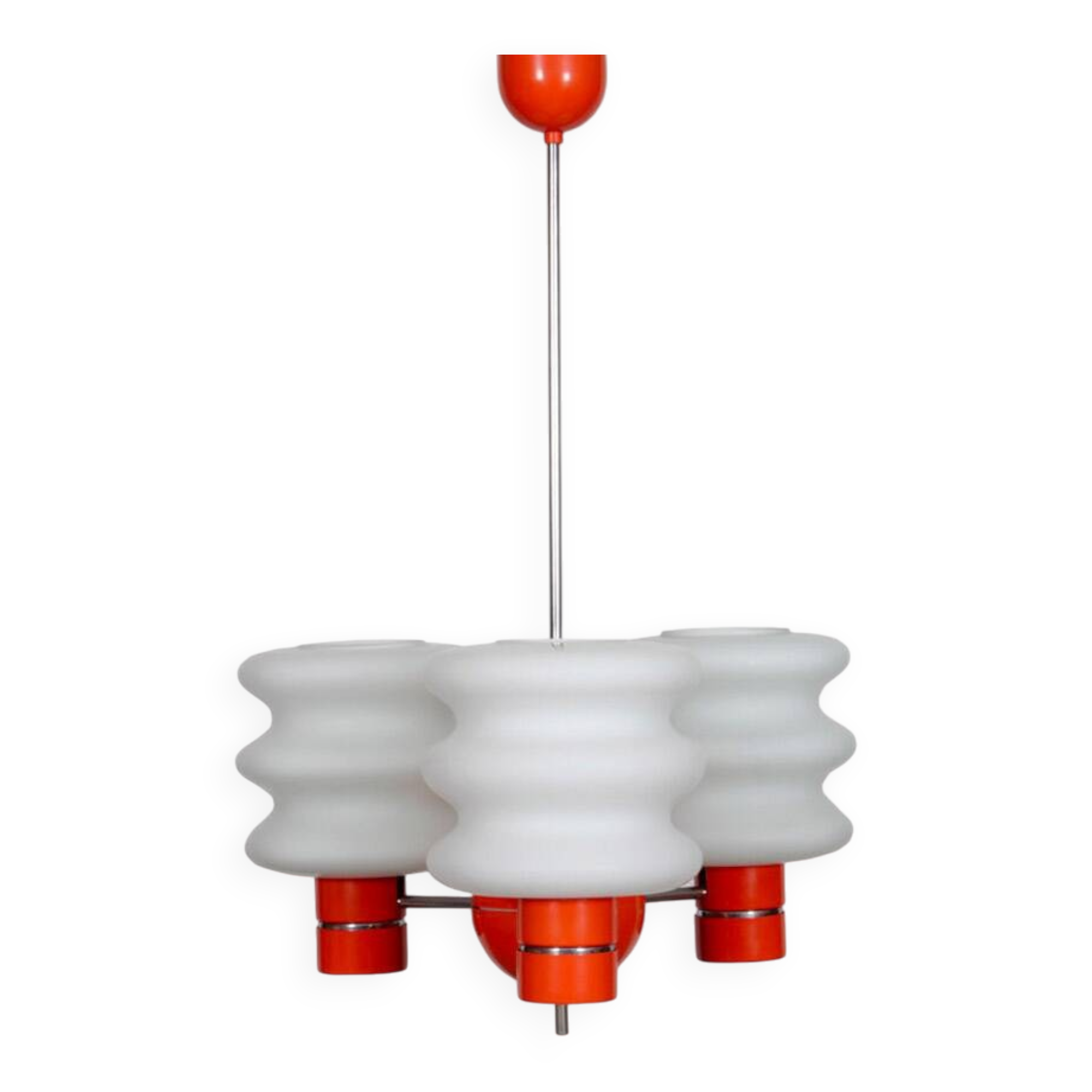 Suspension en verre éditée par Napako vers 1970