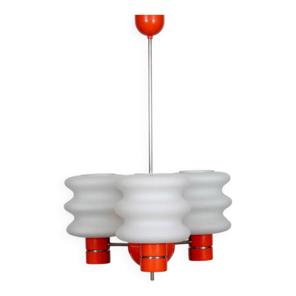 Suspension en verre éditée par Napako vers 1970