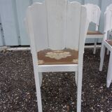 Suite of 6 chairs art deco style