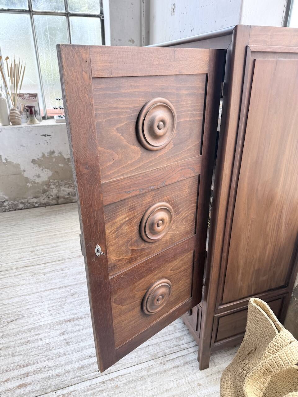 Oak wardrobe "Basque" Dudouyt