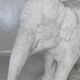 Large plaster elephant sculpture