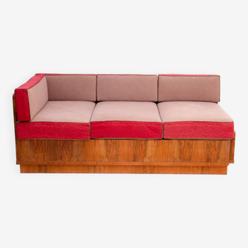 Art deco sofa, 1930´s, czechoslovakia