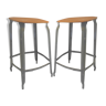 Pair of industrial stools