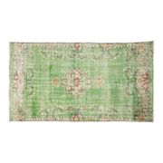 Anatolian handmade vintage rug 241 cm x 131 cm