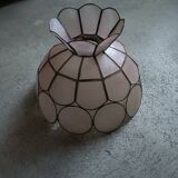 Pink mother-of-pearl lampshade