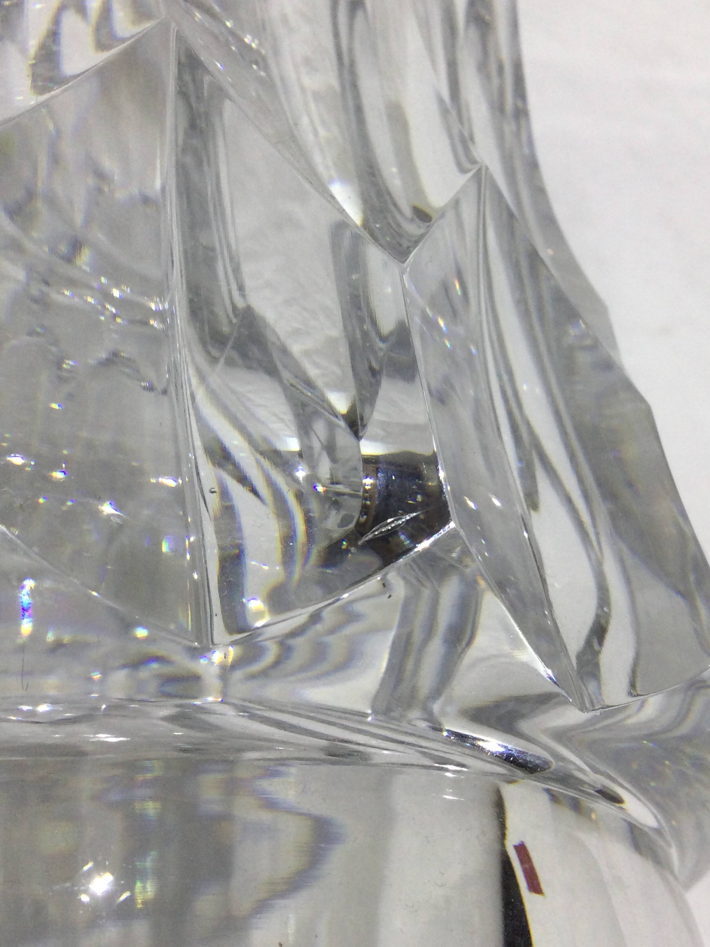 Baccarat - large crystal vase