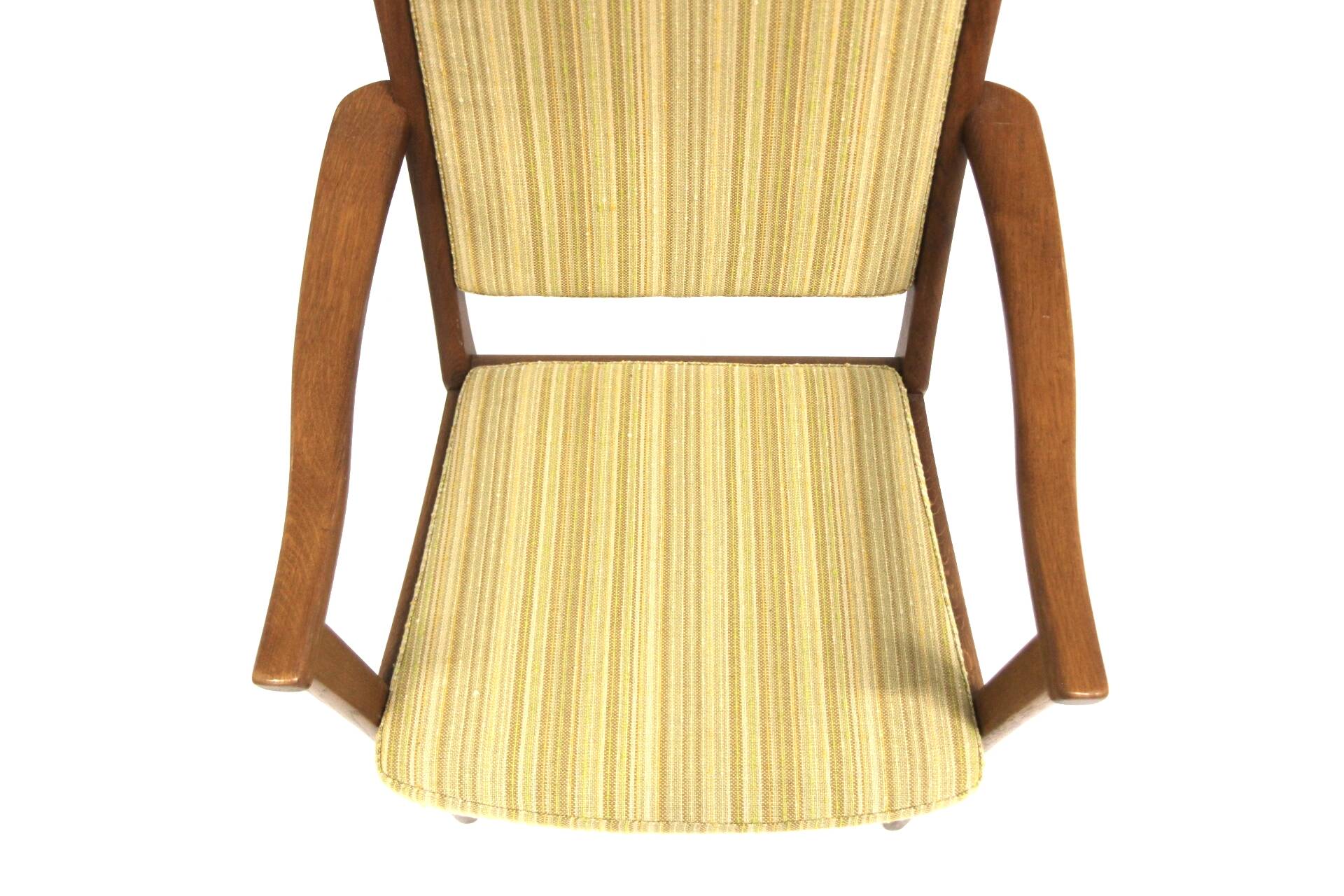 Set of 4 Scandinavian oak chairs, Sweden, 1950