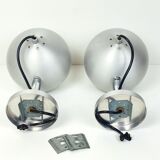 Aluminum wall lamps 70s