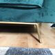 Sofa new dark green velvet 3 places