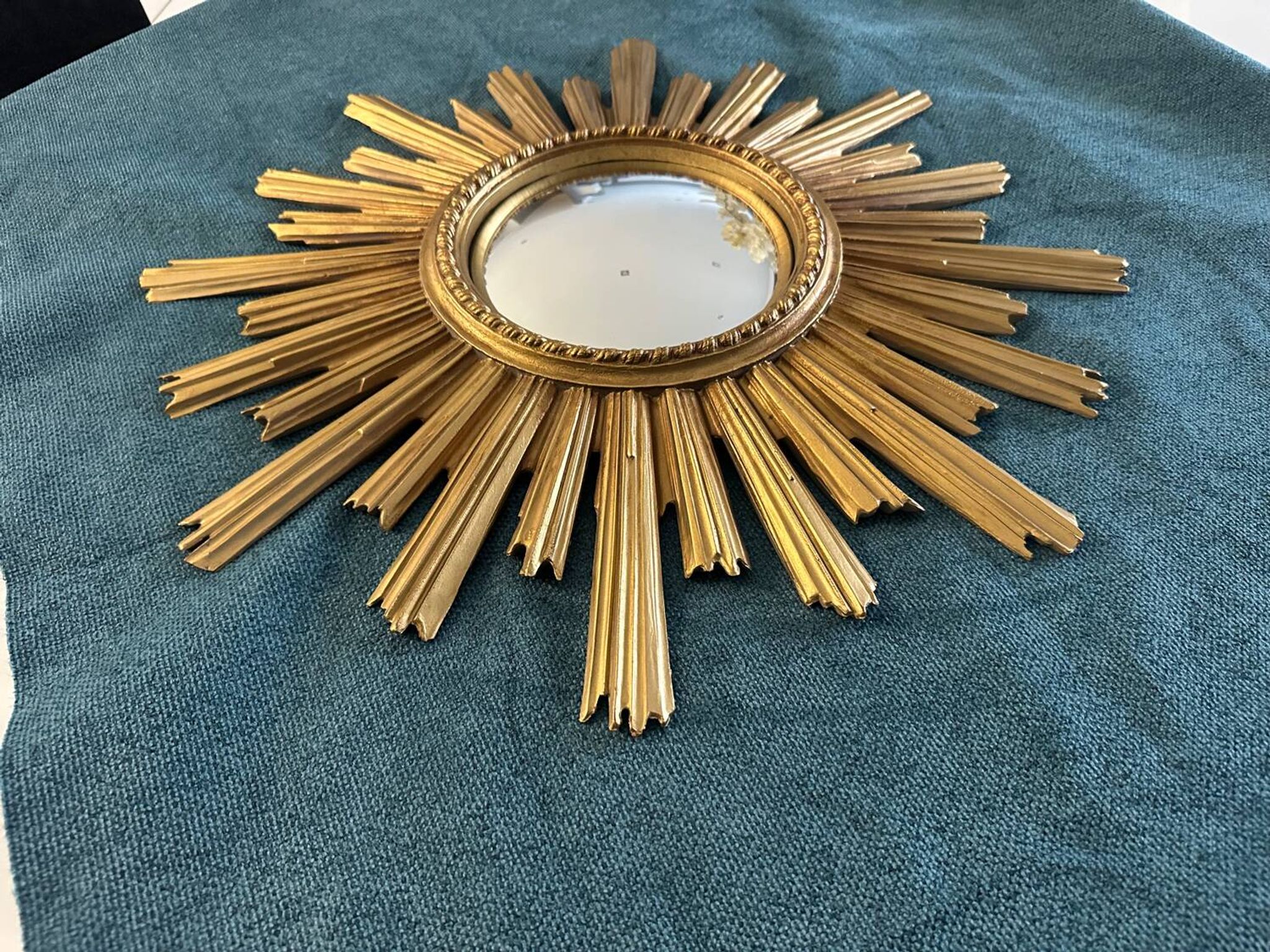 Miroir soleil œil de sorcière vintage années 1960