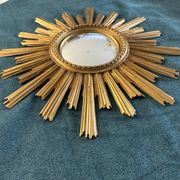 Miroir soleil œil de sorcière vintage années 1960