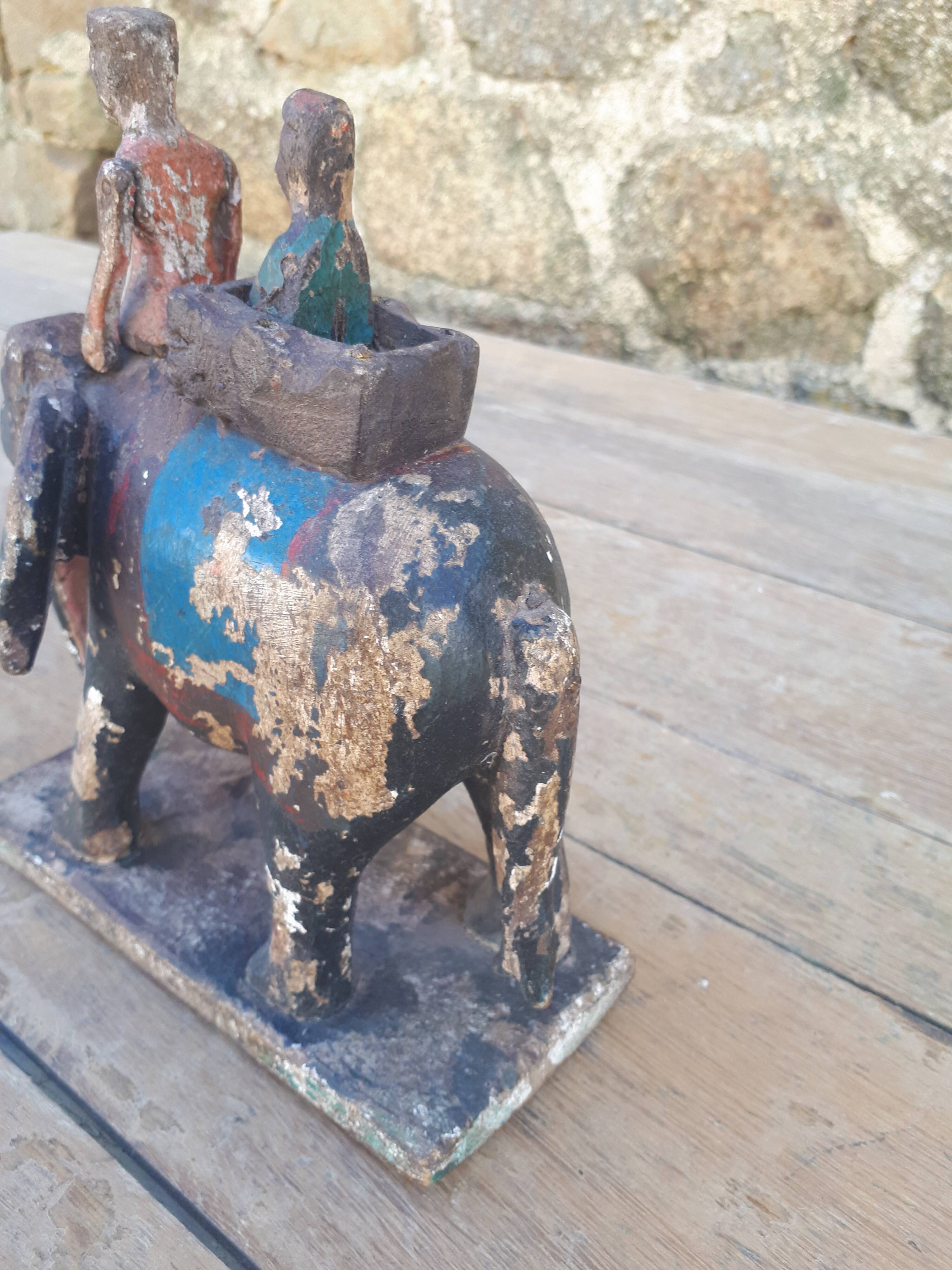 Ancient indian elephant toy