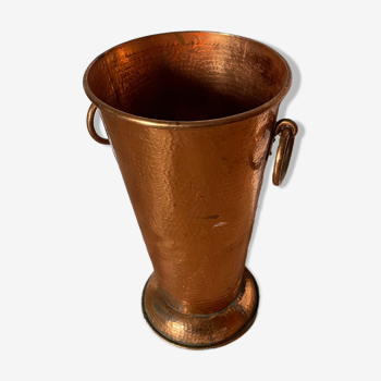 Decorative copper vase