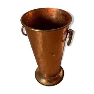 Decorative copper vase