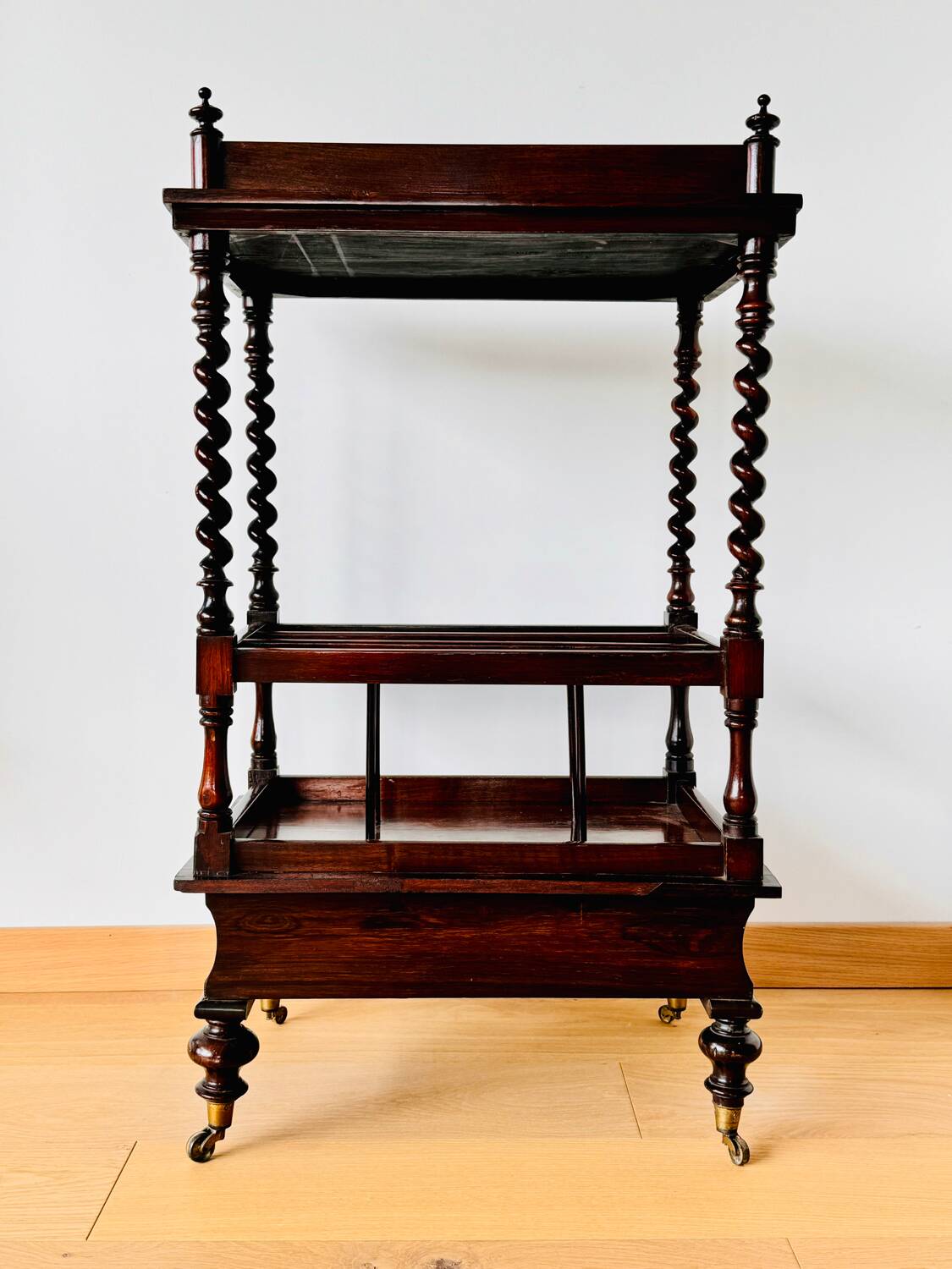 19th century Rio rosewood server
