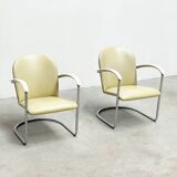 Paire de chaises longues modèle 414 par WH Gispen modèle 414