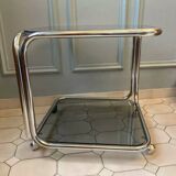 Table basse à double niveau des années 1970