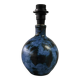 Blue ceramic lamp by Jacques Blin