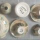 Large ceramic tea service signed Vallauris, vintage 1960.